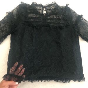 Zara Lacey Long Sleeve Top